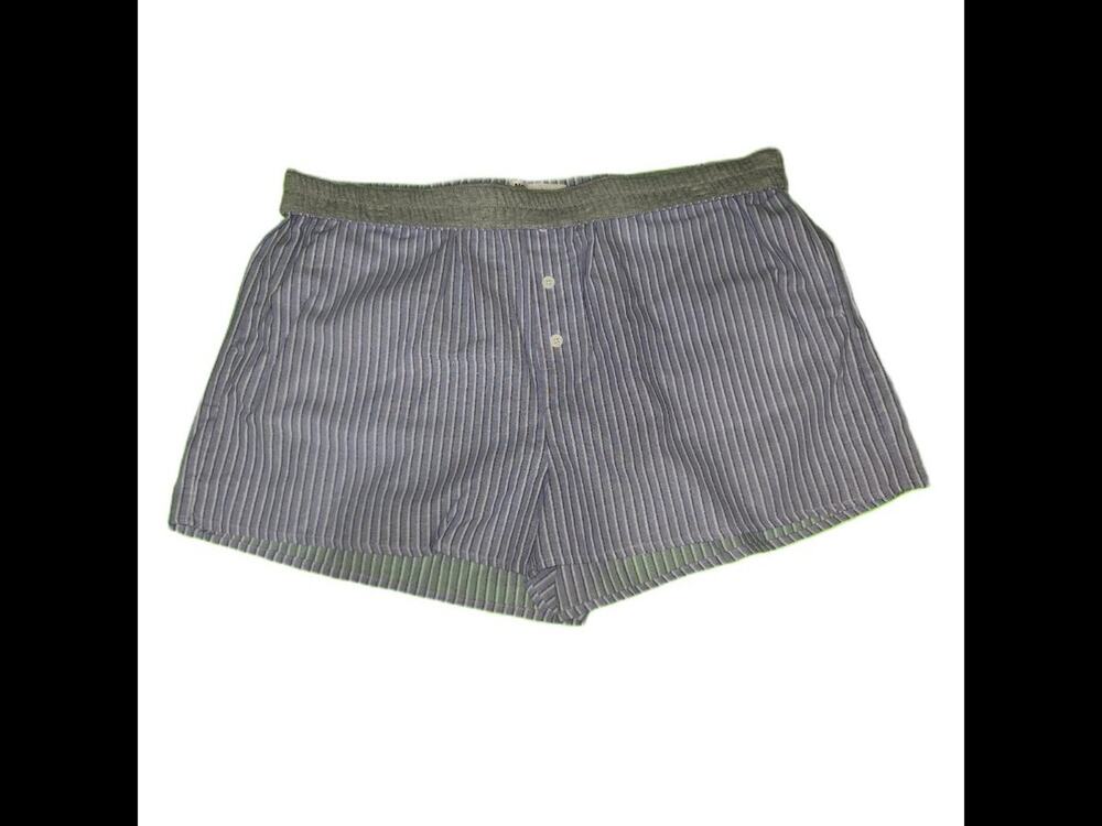 NB Boxer Short Striped Blue Gray XL